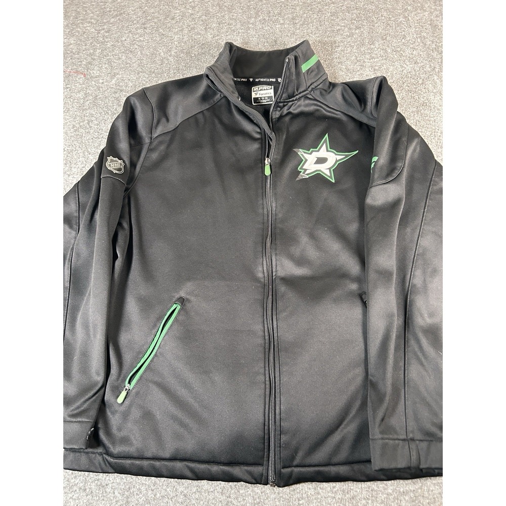 Dallas Stars NHL Fanatics Authentic Pro Rink Full-Zip Jacket -large - Blk